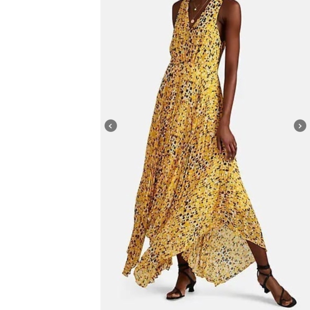 Derek Lam 10 Crosby Abstract Dot Pleated Dress